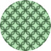 Square Machine Washable Transitional Mint Green Rug in a Living Room, wshpat3302grn