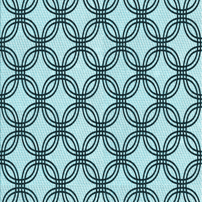 Patterned Electric Blue Rug, pat3302lblu