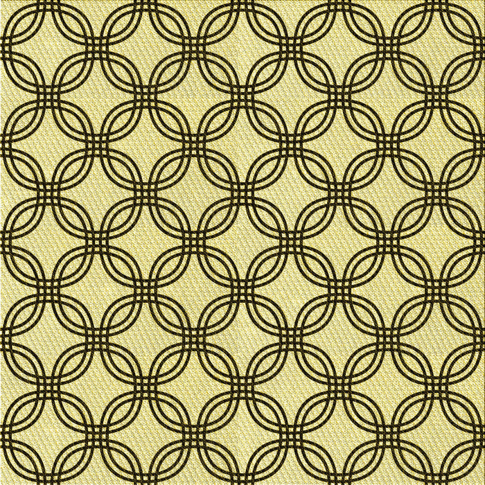 Round Patterned Red Brown Rug, pat3302yw