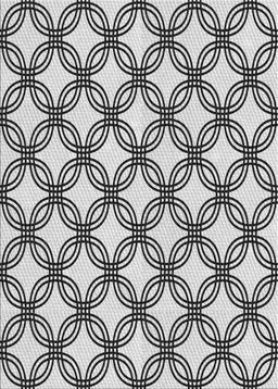 Patterned Platinum Gray Novelty Rug, pat3302