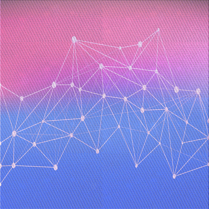 Round Patterned Sky Blue Rug, pat3303pur