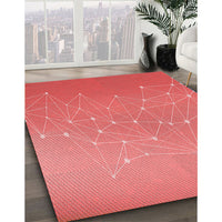 Patterned Red Rug, pat3303rd