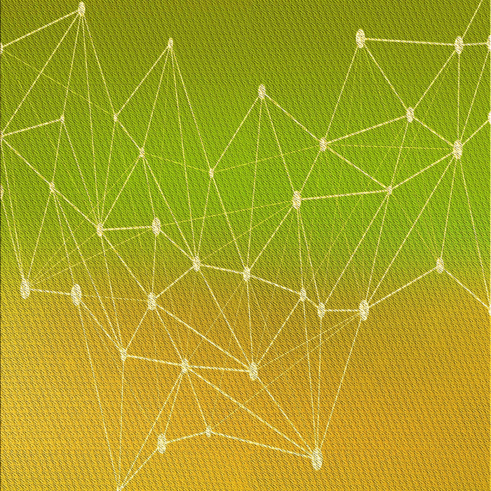 Machine Washable Transitional Green Rug, wshpat3303yw