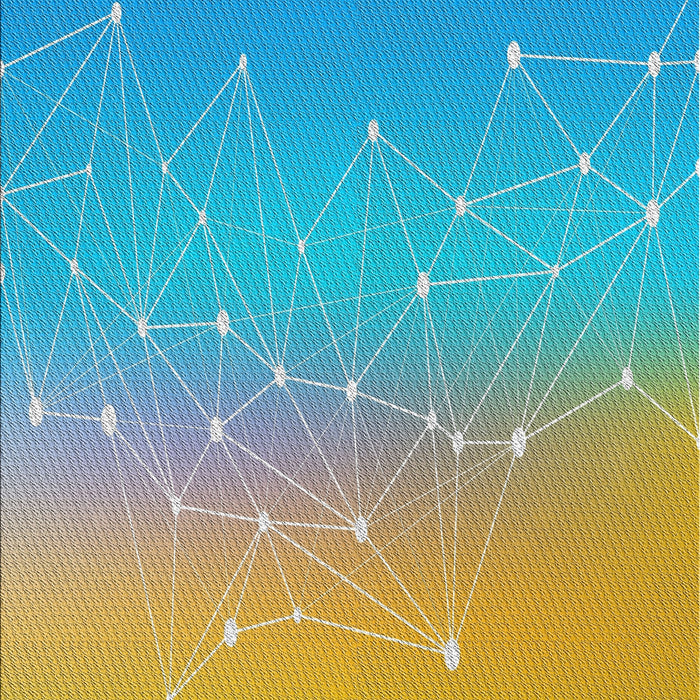 Patterned Turquoise Green Novelty Rug, pat3303