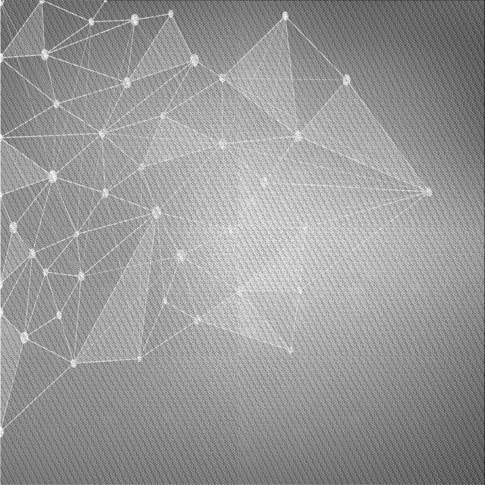 Round Patterned Cloud Gray Rug, pat3304gry