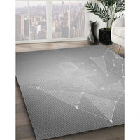 Patterned Cloud Gray Rug, pat3304gry