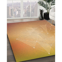 Patterned Orange Rug, pat3304org