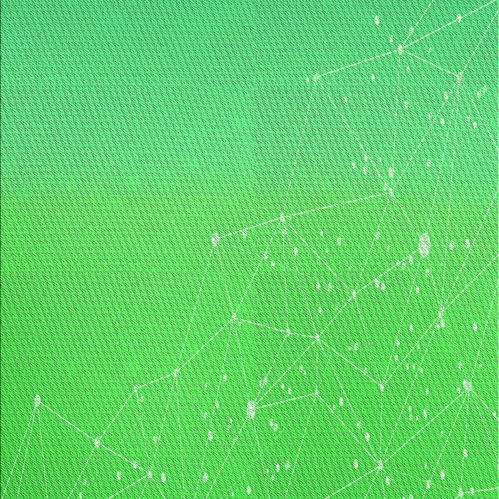 Patterned Neon Green Rug, pat3305grn