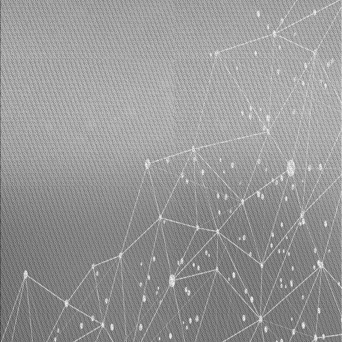 Machine Washable Transitional Cloud Gray Rug, wshpat3305gry