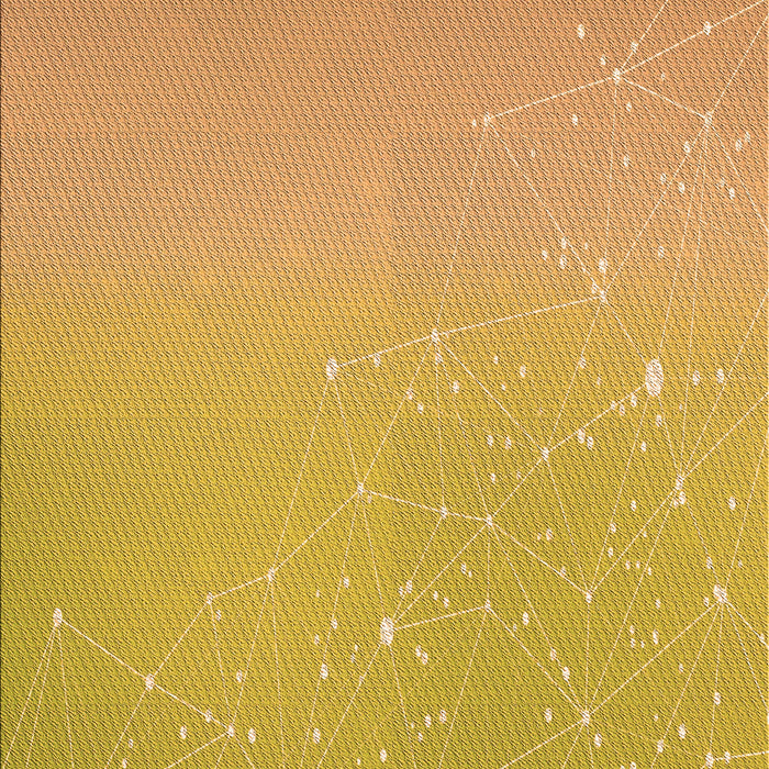 Patterned Orange Rug, pat3305org