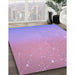 Machine Washable Transitional Bright Lilac Purple Rug in a Family Room, wshpat3305pur