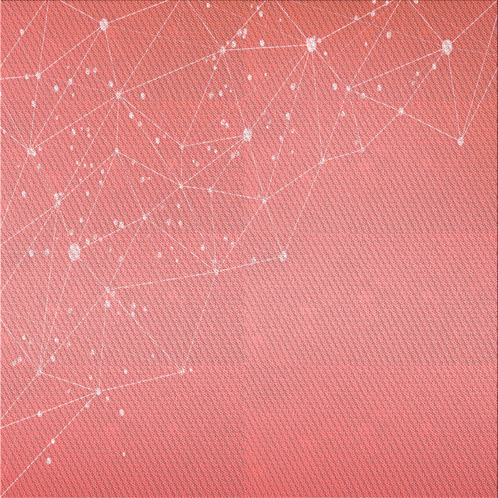 Round Patterned Fire Red Rug, pat3305rd