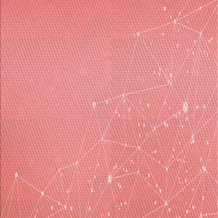 Patterned Fire Red Rug, pat3305rd