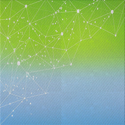 Square Patterned Sea Green Novelty Rug, pat3305