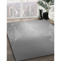 Patterned Silver Gray Rug, pat3306gry