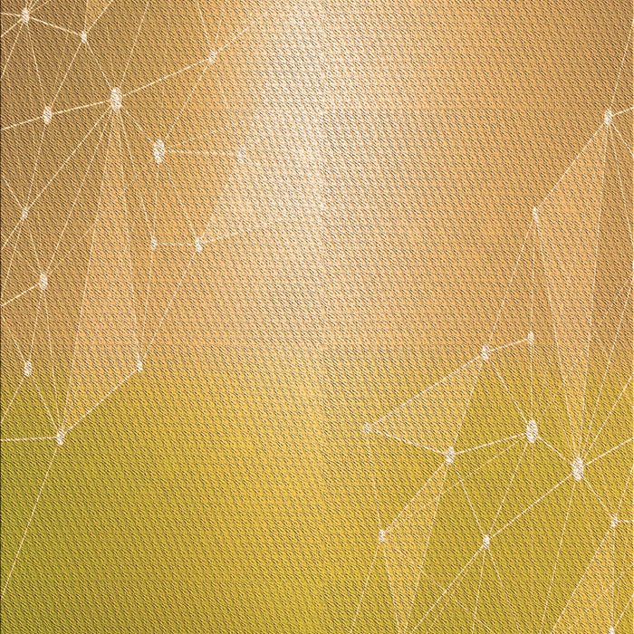 Patterned Saffron Yellow Rug, pat3306org