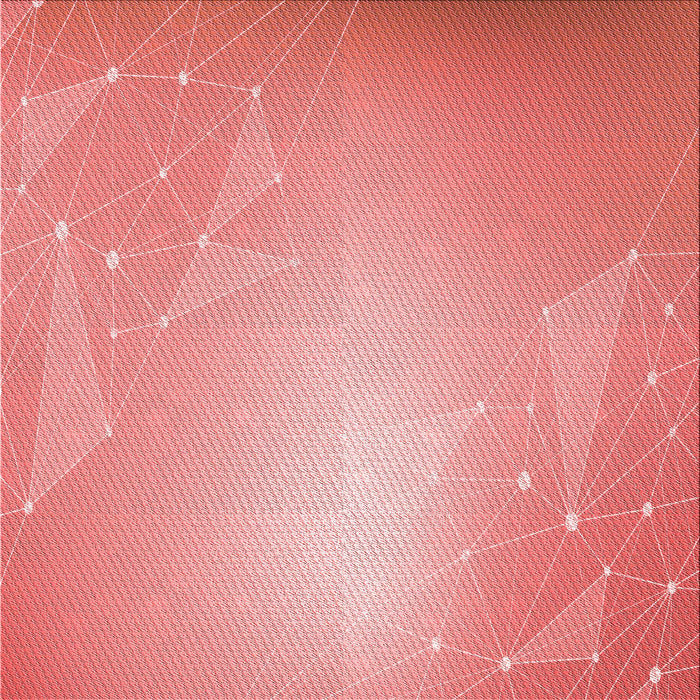 Round Patterned Light Salmon Pink Rug, pat3306rd