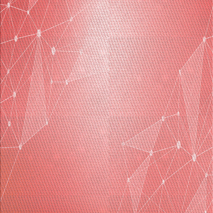 Patterned Light Salmon Pink Rug, pat3306rd