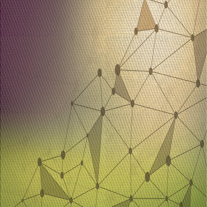 Patterned Metallic Gold Rug, pat3307brn