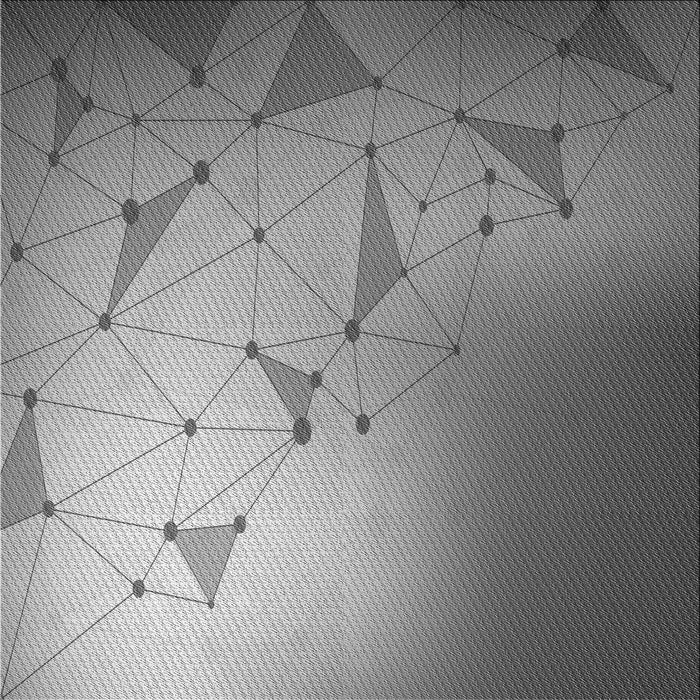 Round Patterned Cloud Gray Rug, pat3307gry