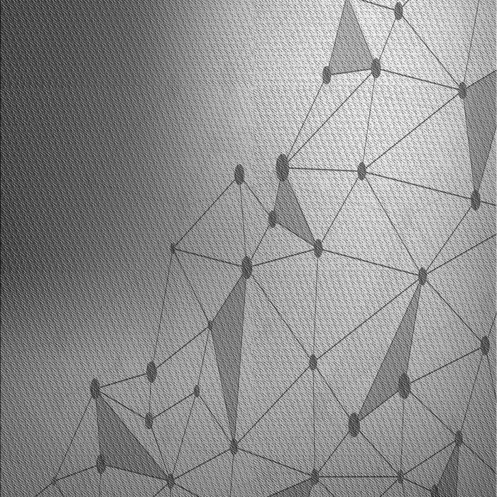 Machine Washable Transitional Cloud Gray Rug, wshpat3307gry