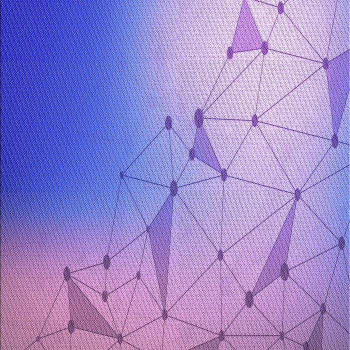 Machine Washable Transitional Slate Blue Rug, wshpat3307pur