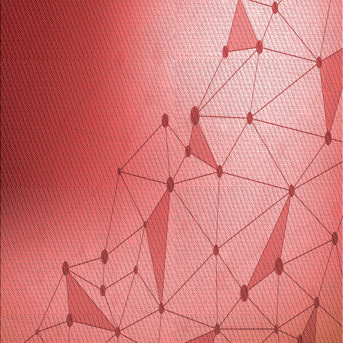 Patterned Ruby Red Rug, pat3307rd