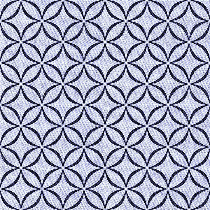 Round Machine Washable Transitional Lavender Blue Rug, wshpat3308blu