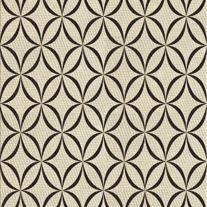 Patterned Wheat Beige Rug, pat3308brn