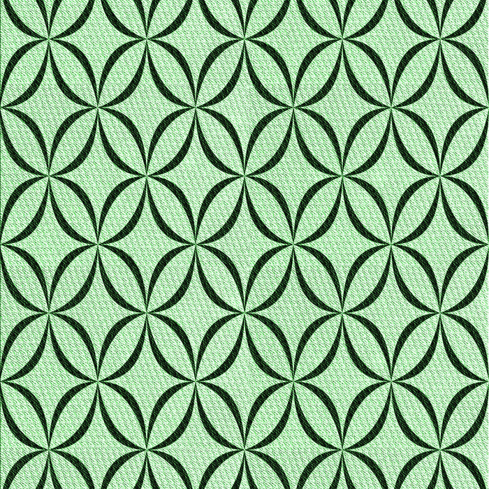 Patterned Mint Green Rug, pat3308grn