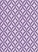 Machine Washable Transitional Bright Grape Purple Rug, wshpat3308pur