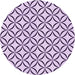 Square Patterned Bright Grape Purple Rug, pat3308pur