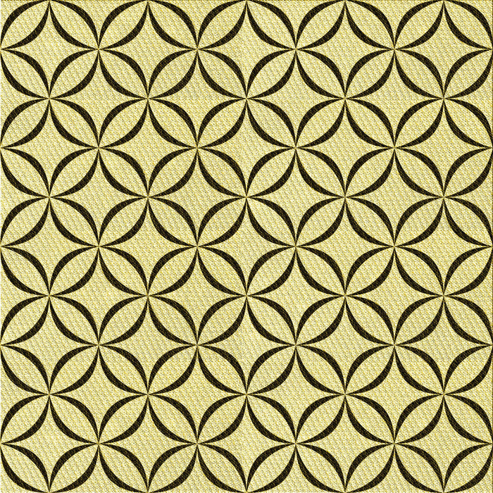 Round Patterned Oak Brown Rug, pat3308yw