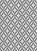 Machine Washable Transitional Gray Rug, wshpat3308