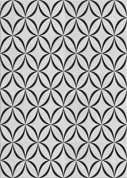 Patterned Gray Novelty Rug, pat3308