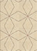 Machine Washable Transitional Vanilla Gold Rug, wshpat3309brn