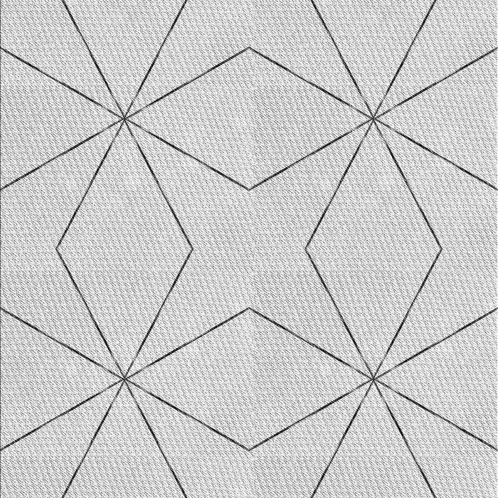 Patterned Platinum Gray Rug, pat3309gry