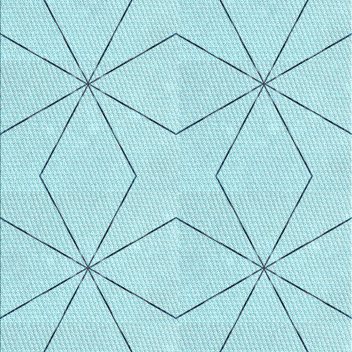Patterned Diamond Blue Rug, pat3309lblu
