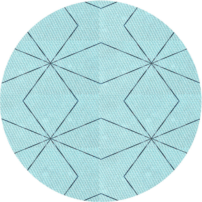 Square Machine Washable Transitional Diamond Blue Rug in a Living Room, wshpat3309lblu