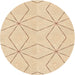 Square Patterned Brown Sand Brown Rug, pat3309org