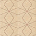 Round Patterned Brown Sand Brown Rug, pat3309org