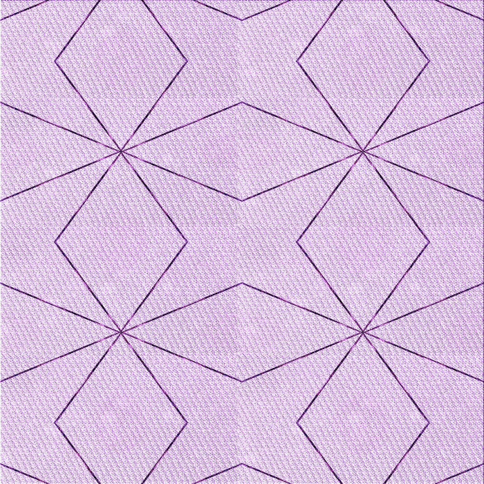 Round Patterned Violet Purple Rug, pat3309pur