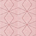 Round Patterned Pastel Red Pink Rug, pat3309rd