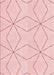 Patterned Pastel Red Pink Rug, pat3309rd