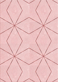 Machine Washable Transitional Pastel Red Pink Rug, wshpat3309rd