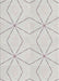 Patterned Pearl White Beige Novelty Rug, pat3309