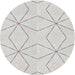 Sideview of Patterned Pearl White Beige Novelty Rug, pat3309