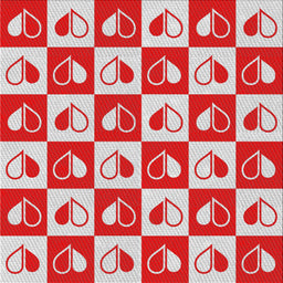 Sideview of Machine Washable Transitional Red Rug, wshpat330