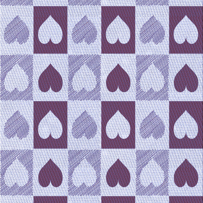 Patterned Blue Rug, pat331blu