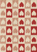 Patterned Red Rug, pat331brn